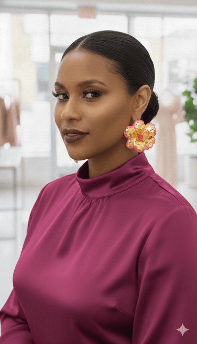The Gilded Fête Statement Earrings