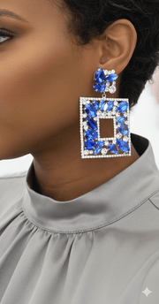 💙Midnight Mosaic Dangles