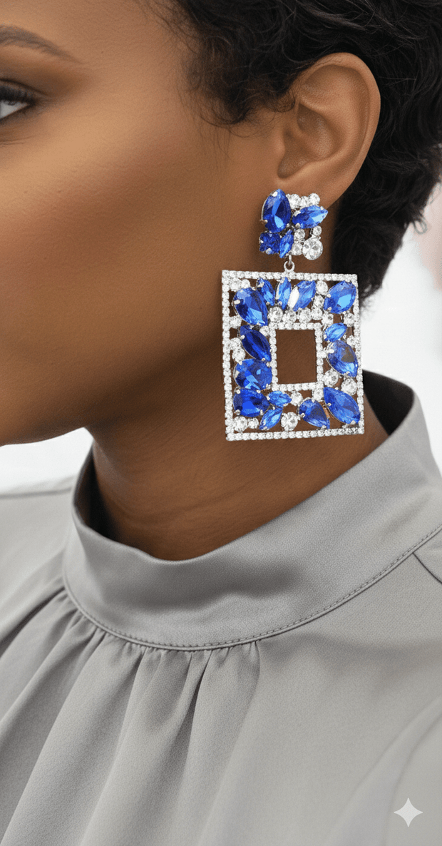 💙Midnight Mosaic Dangles