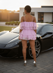 🌸 The "Iridescent Sugarplum" Ruffle Set