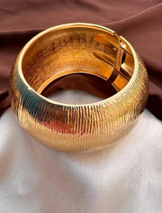 CHUNKY WIDE GOLD BRACELET