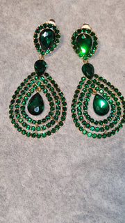💎Emerald Enigma Drop Earrings